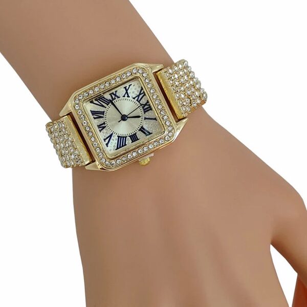 Square bracelet women's watch