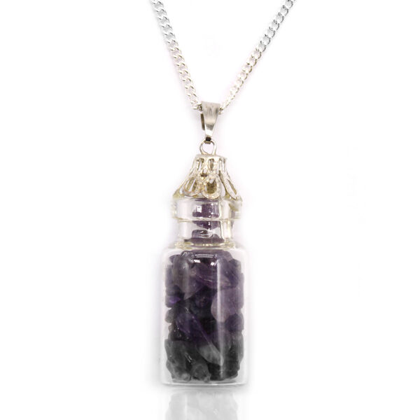 Pendant (bottle), Amethyst