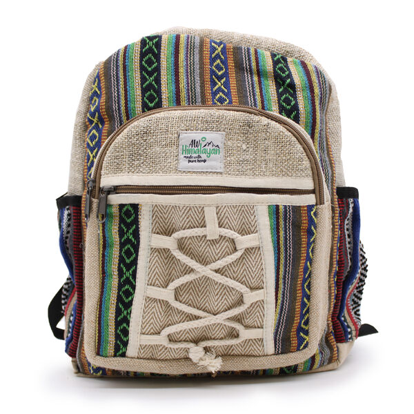 Small Backpack - Rope & Pocket Style