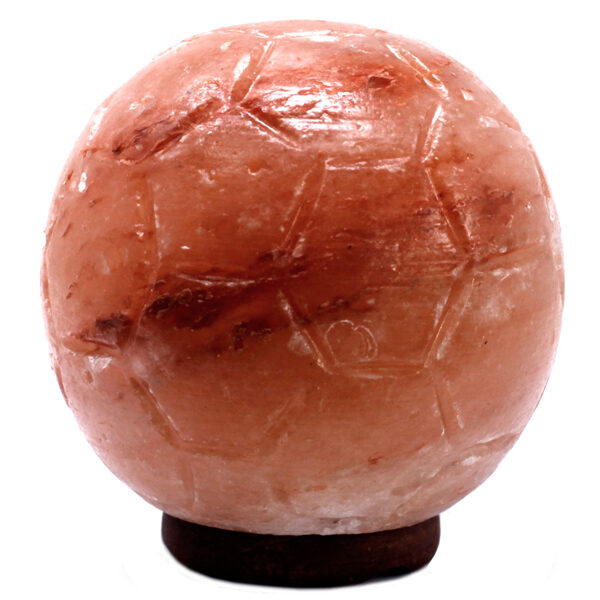 Soccer ball-shaped salt lamp 3-5 kg