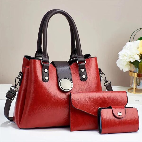 Women's handbag - three-piece set