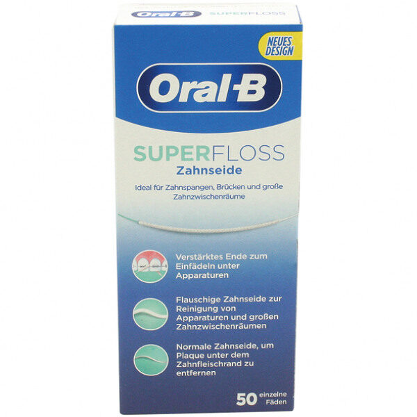 ORAL-B Superfloss dental floss, 50 pcs.