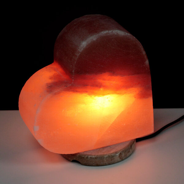 Heart-shaped salt lamp 3-5 kg