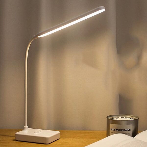 A delicate LED table lamp