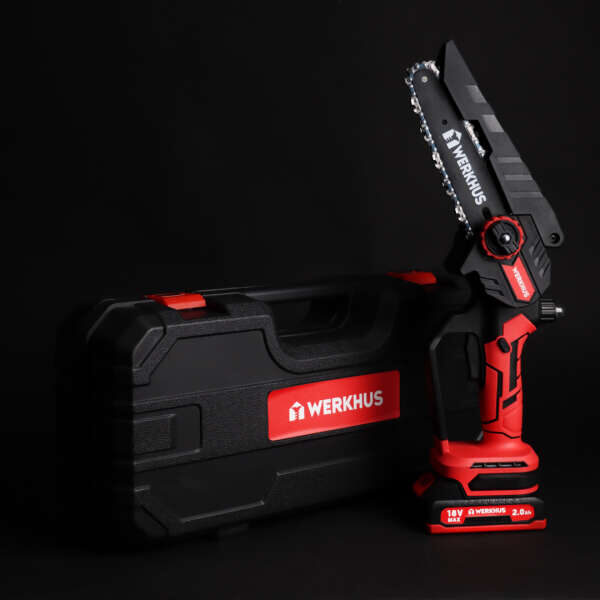 Werkhus cordless chainsaw - Powerful wood-sawing set